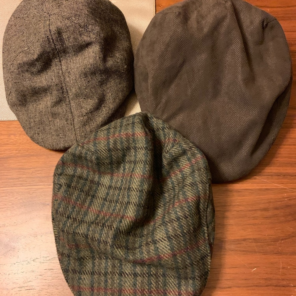 Unisex Paperboy Hats Bundle of 3 size M/L